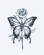 Rose & Butterfly
