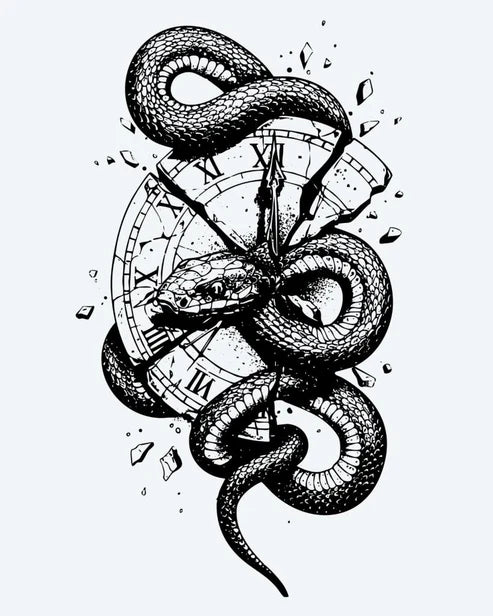Snake & Shattered Clock