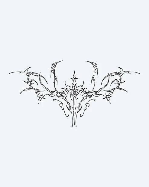Ornamental Skull Moth